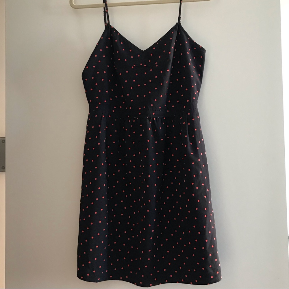 🌀jcrew summer polka dot dress ❤️
